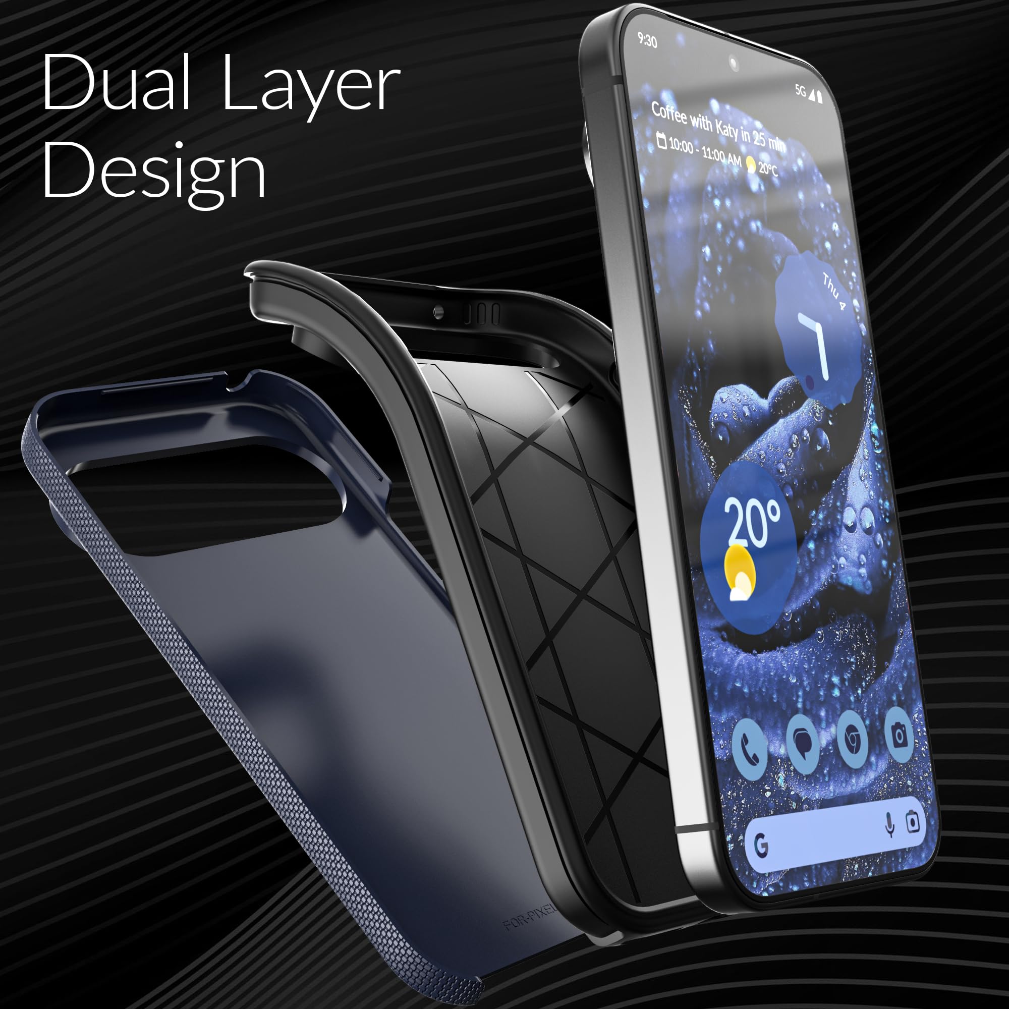 Foto 4 | Funda Crave Dual Guard Para Google Pixel 9 Y Pixel 9 Pro - Venta Internacional.