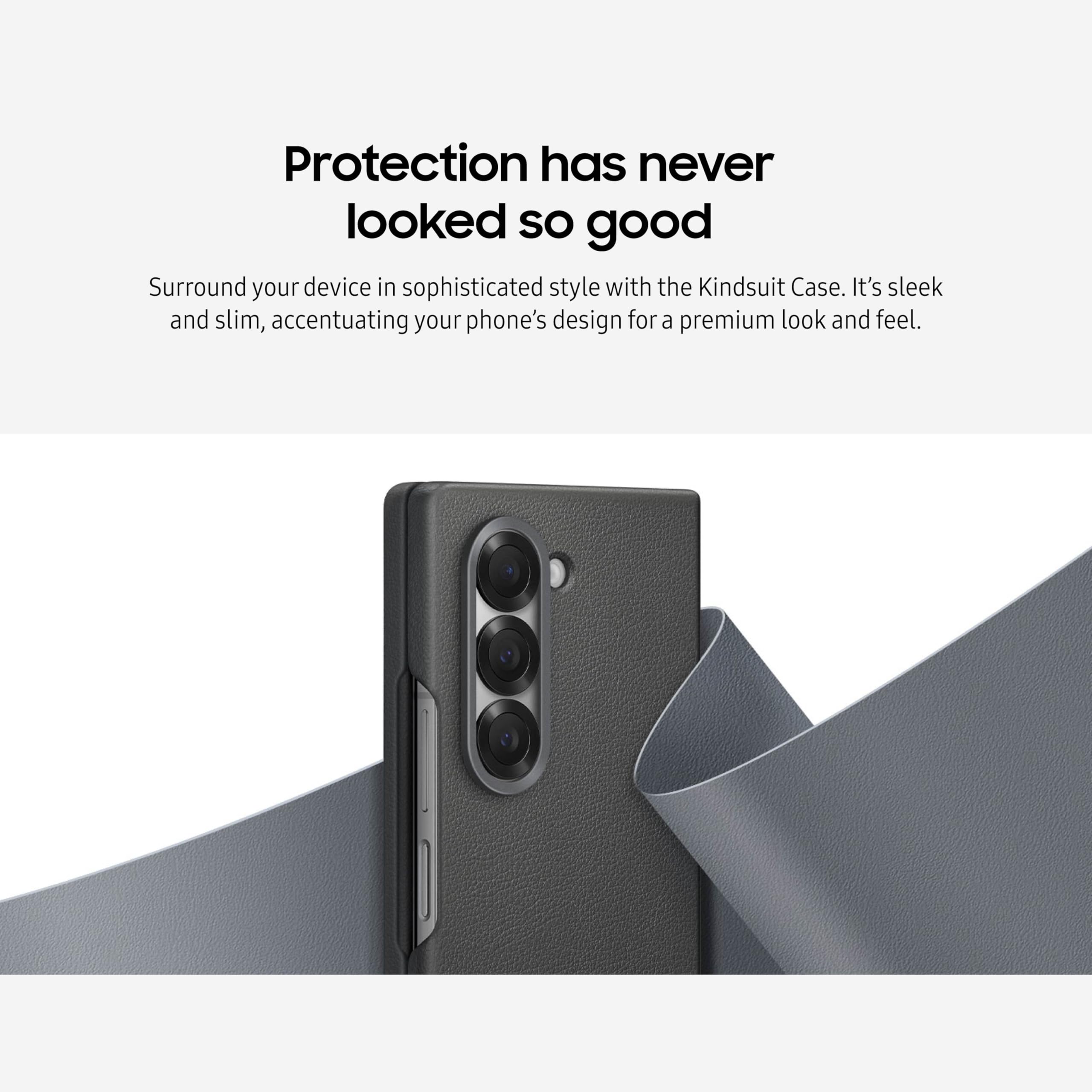 Foto 4 pulgar | Funda Protectora Para Samsung Galaxy Z Fold 6, Color Marrón - Venta Internacional.