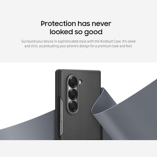 Foto 3 | Funda Protectora Para Samsung Galaxy Z Fold 6, Color Marrón - Venta Internacional.