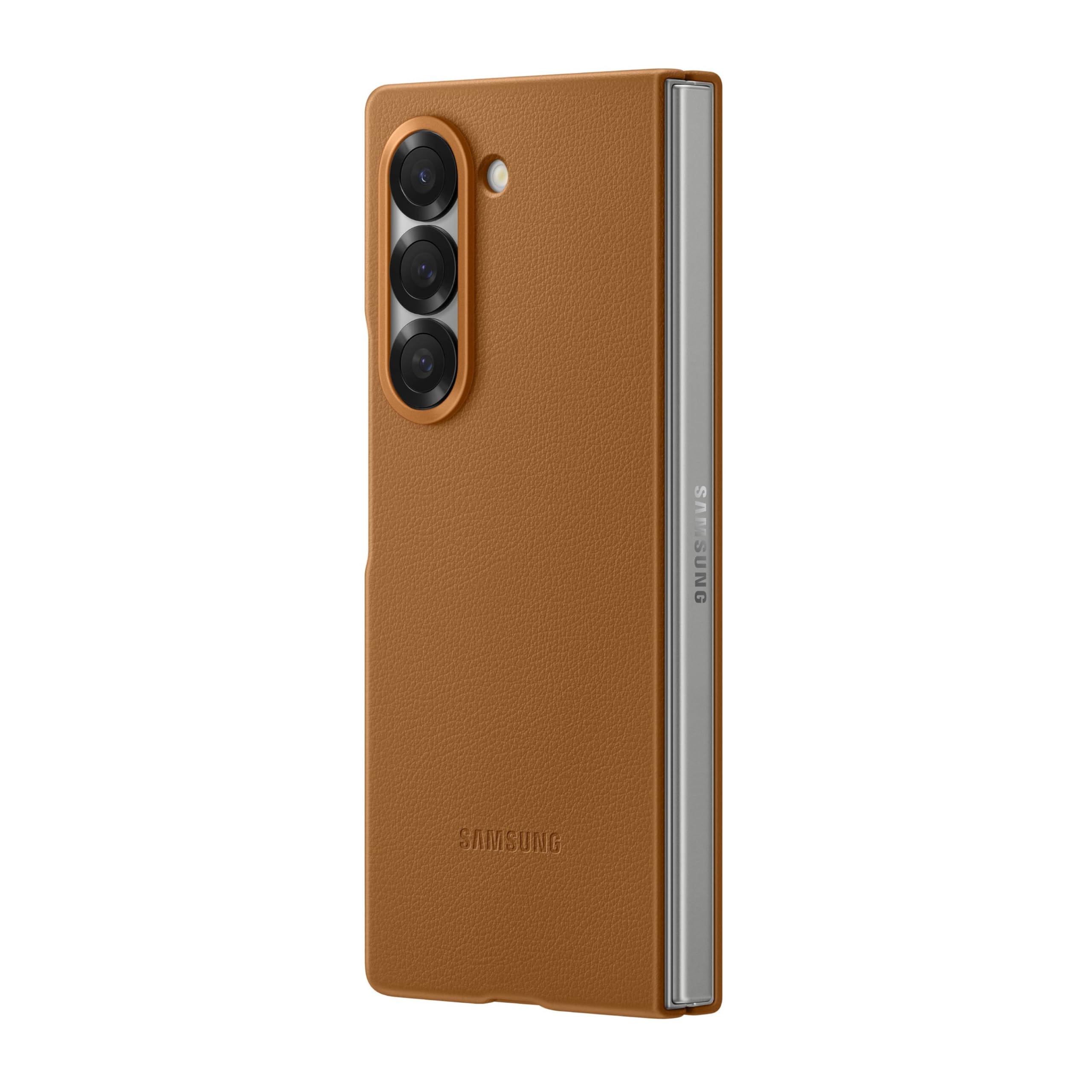 Foto 7 pulgar | Funda Protectora Para Samsung Galaxy Z Fold 6, Color Marrón - Venta Internacional.
