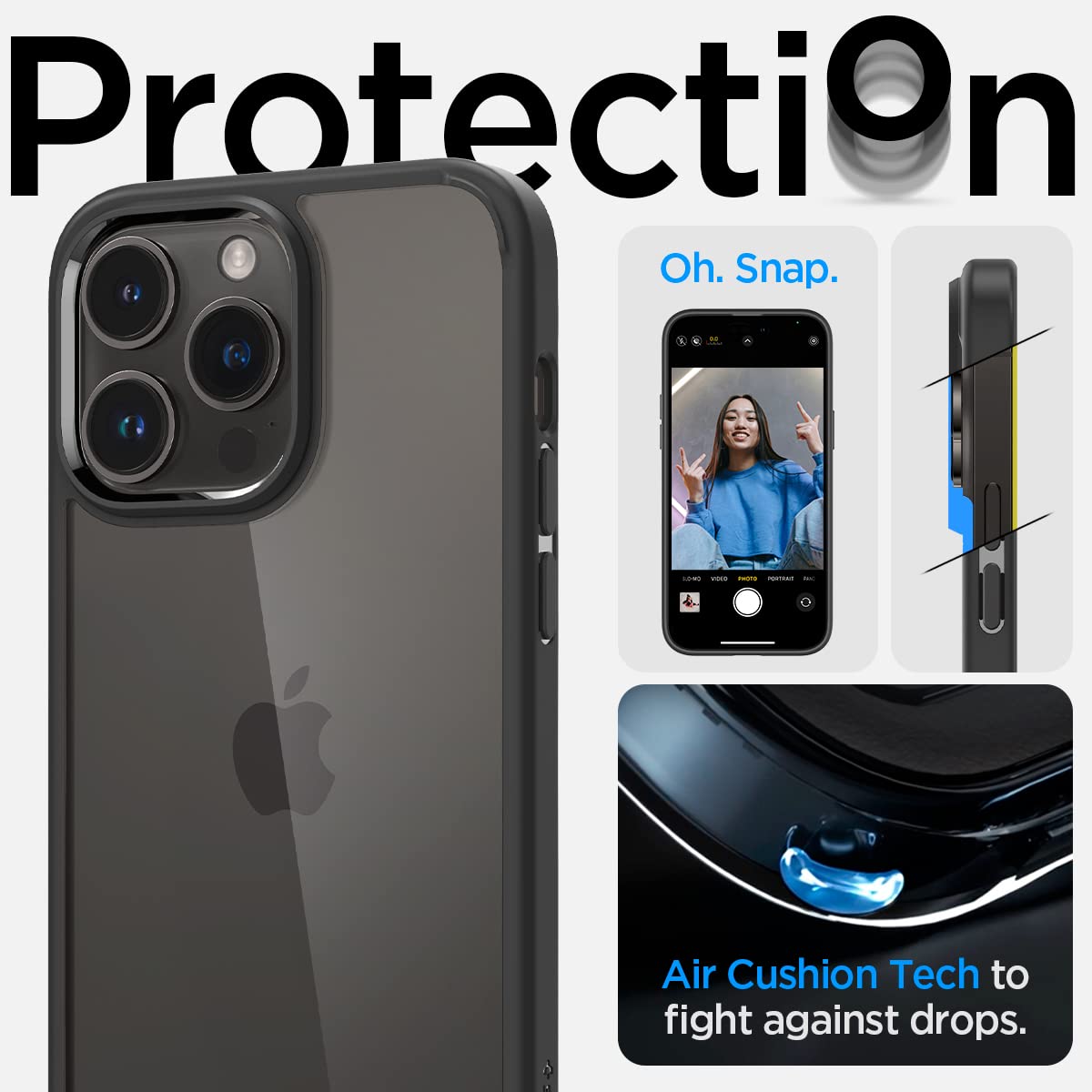 Foto 6 pulgar | Funda Para Iphone 14 Pro, Ultra Híbrida, Antiamarilleo - Venta Internacional.