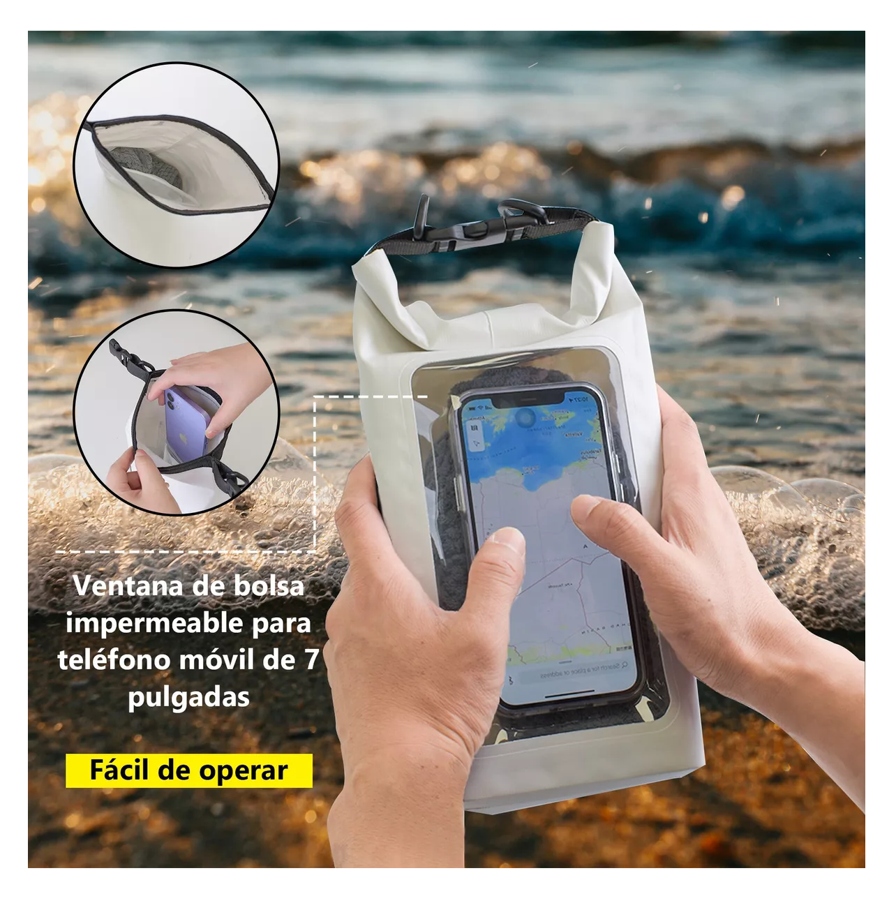 Foto 4 pulgar | Bolsa Seca Impermeable de 2 l