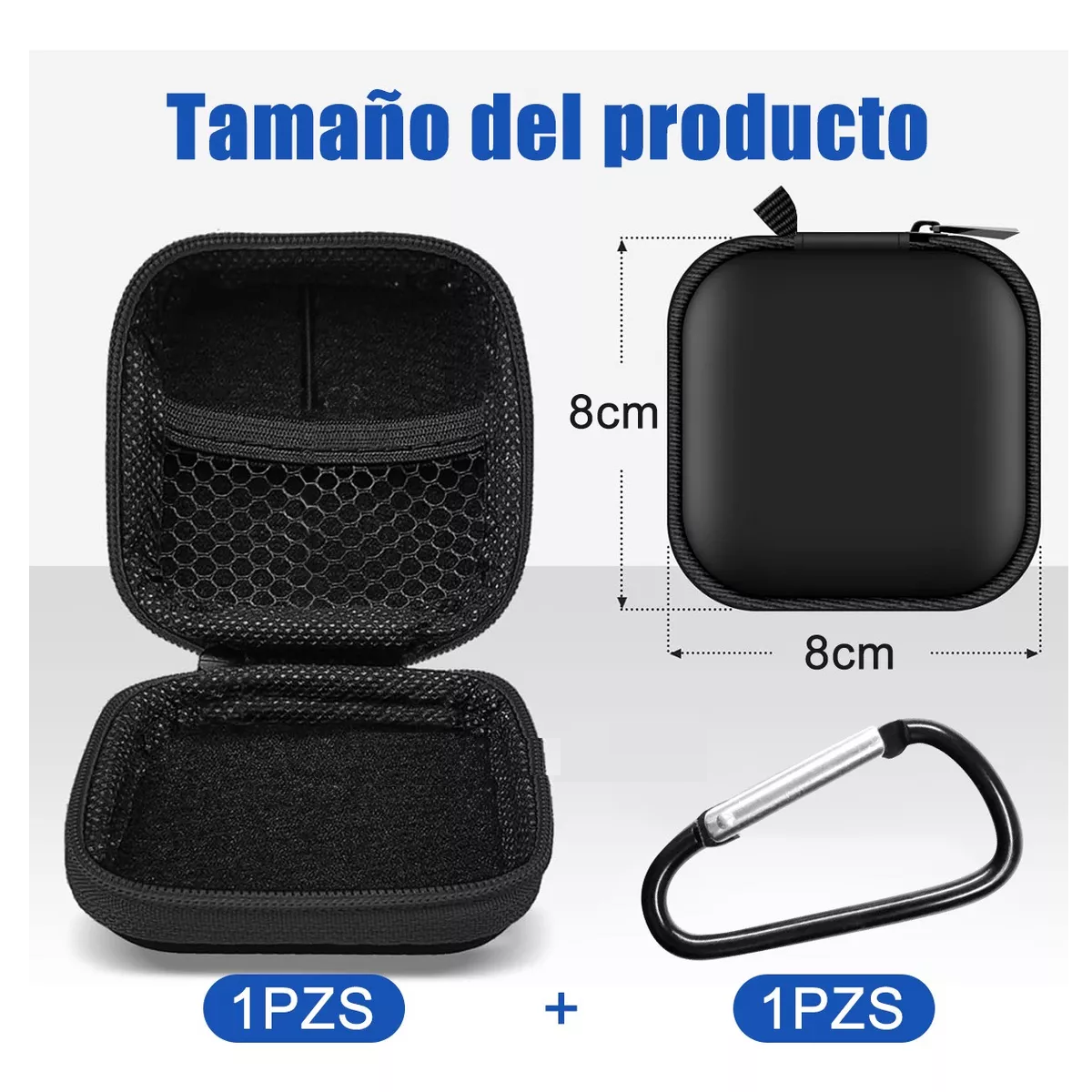 Foto 3 pulgar | Funda para AirPods Eo Safe Imports Negra