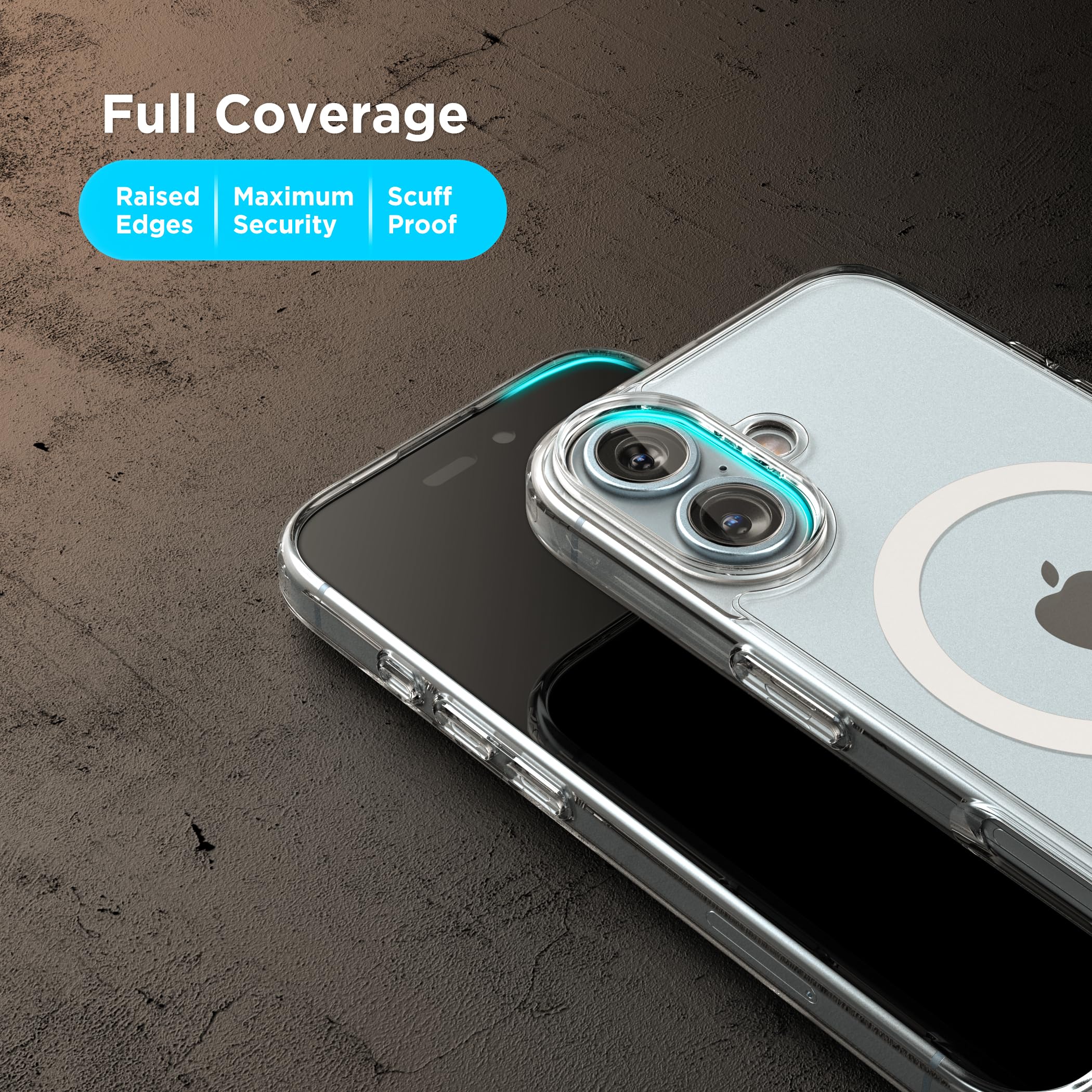 Foto 6 | Funda Para Cinturón Compatible Con Iphone 16 Transparente Con Magsafe - Venta Internacional.