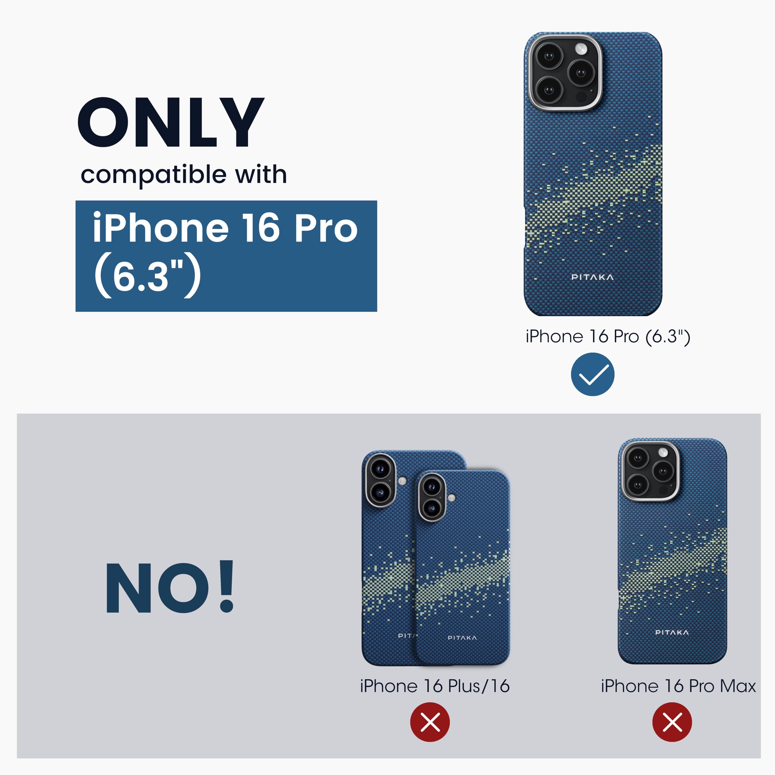 Foto 8 pulgar | Funda De Teléfono Pitaka Para Iphone 16 Pro Compatible Con Magsafe - Venta Internacional.