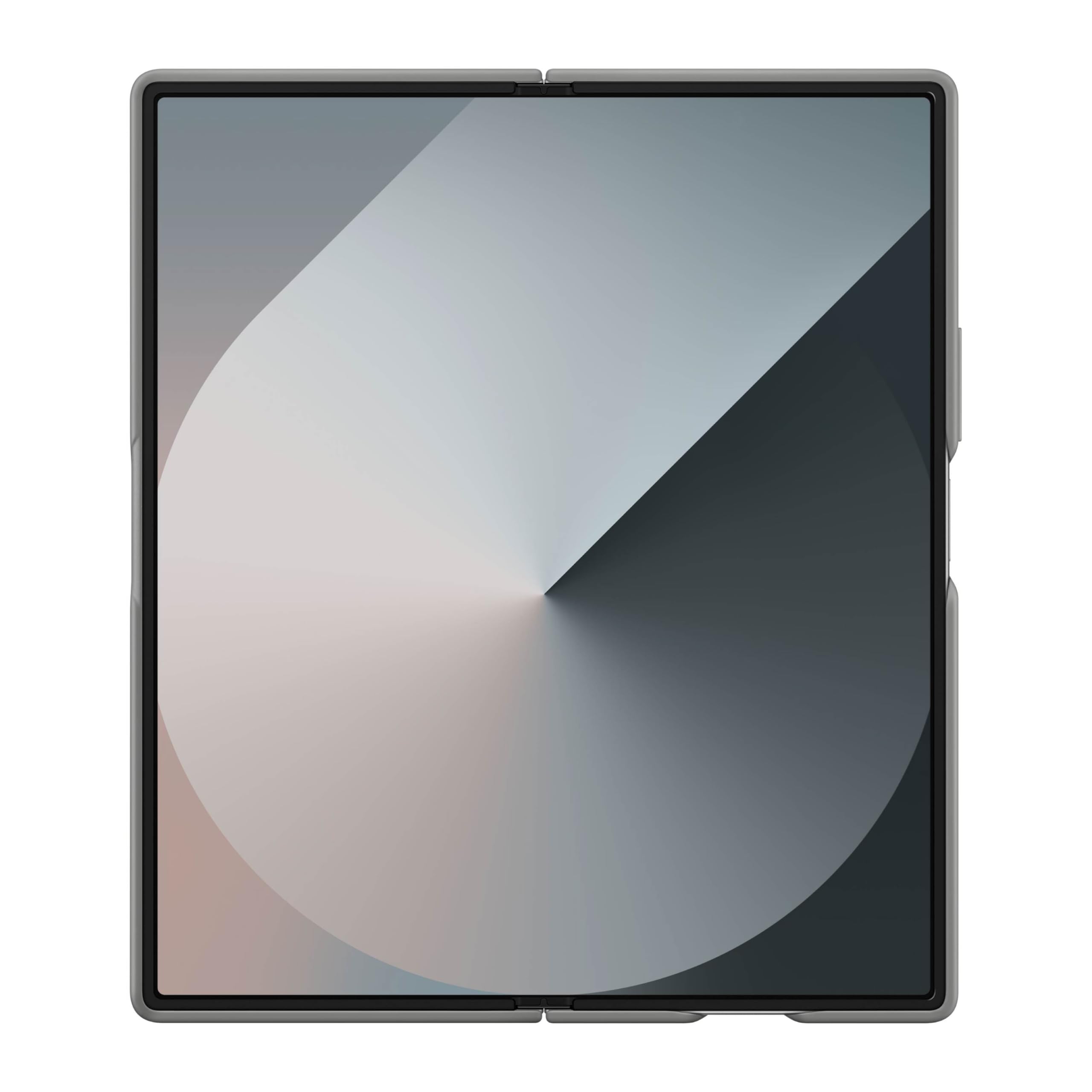 Foto 2 | Funda De Silicona Para Samsung Galaxy Z Fold 6 Con Soporte Gris - Venta Internacional.