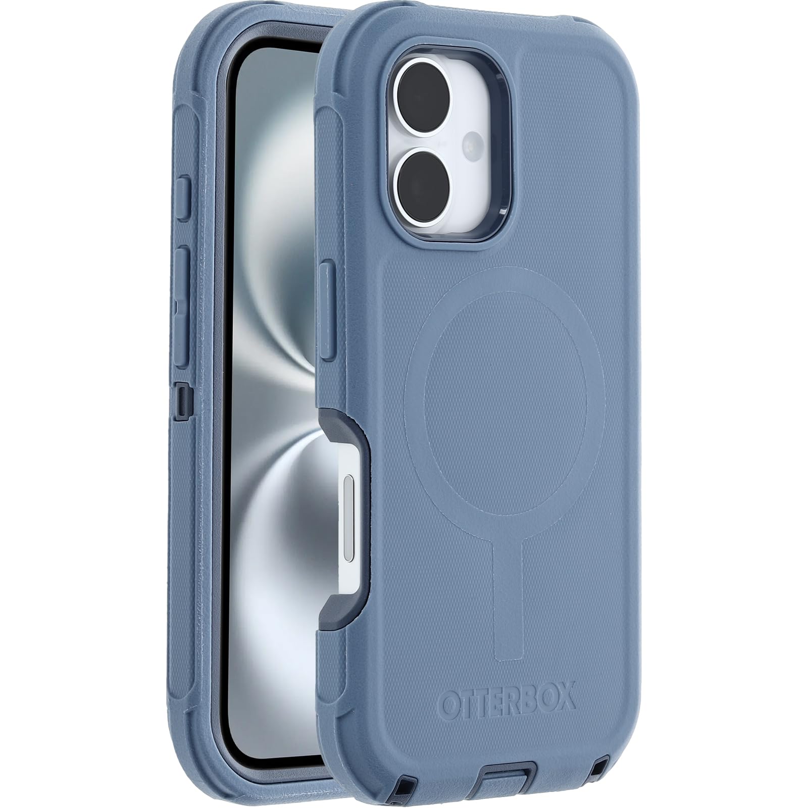 Foto 4 pulgar | Funda Otterbox Defender Series Para Iphone 16, Jeans Azul Bebé - Venta Internacional.