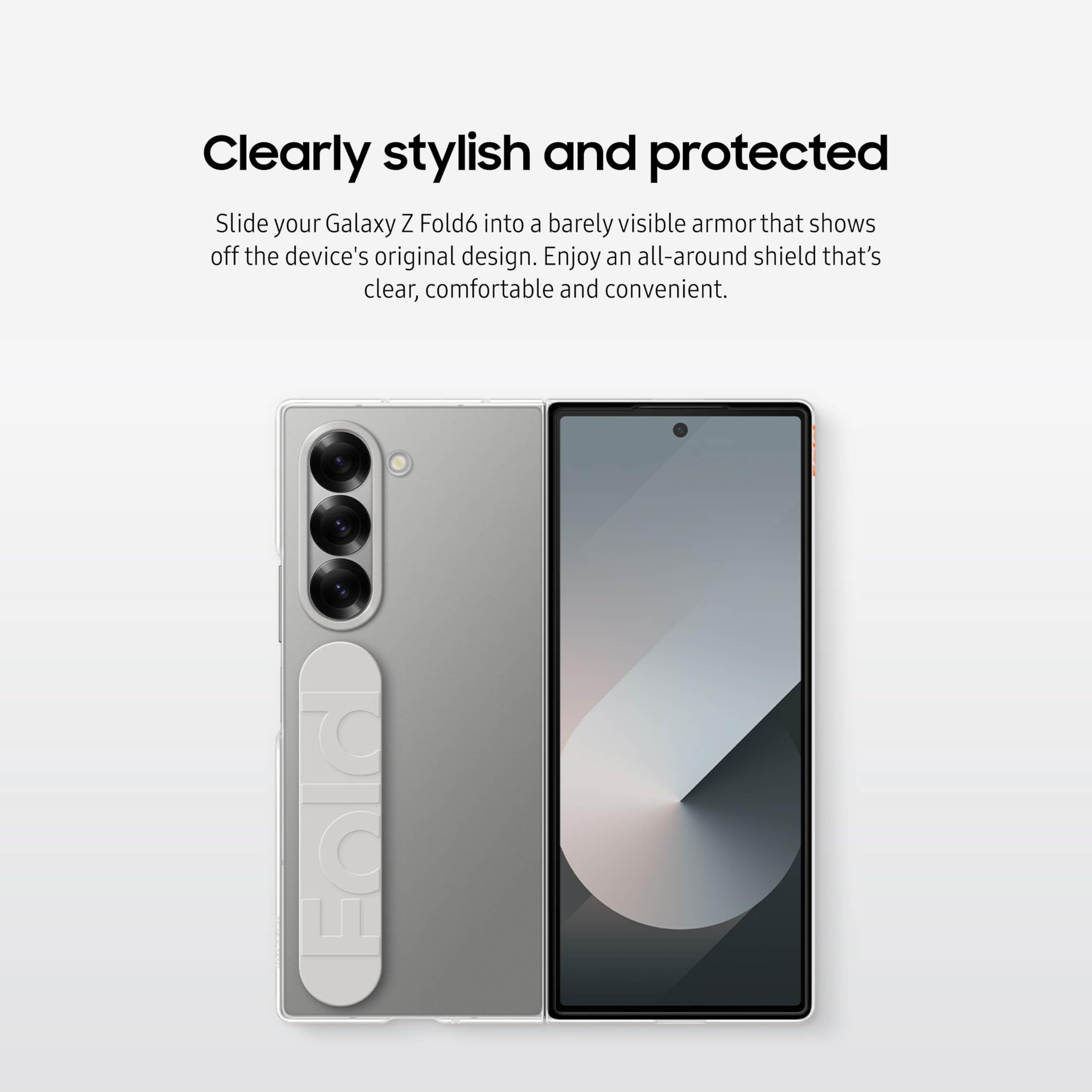 Foto 3 | Funda Protectora Transparente Para Samsung Galaxy Z Fold 6 - Venta Internacional.