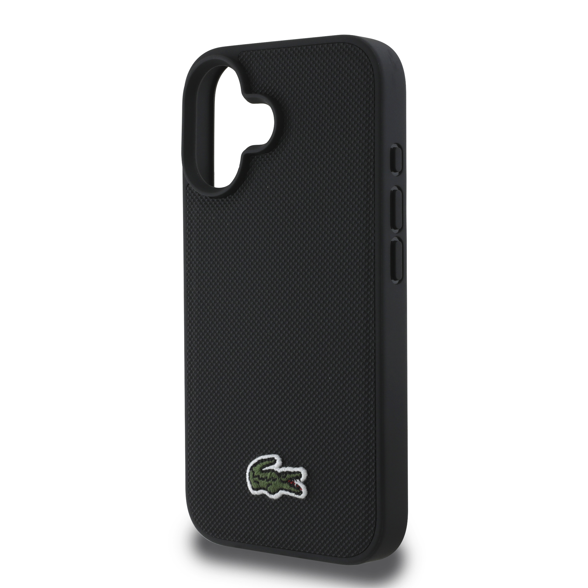 Foto 7 pulgar | Funda Lacoste Bordado Para Iphone 16 - Negro Original