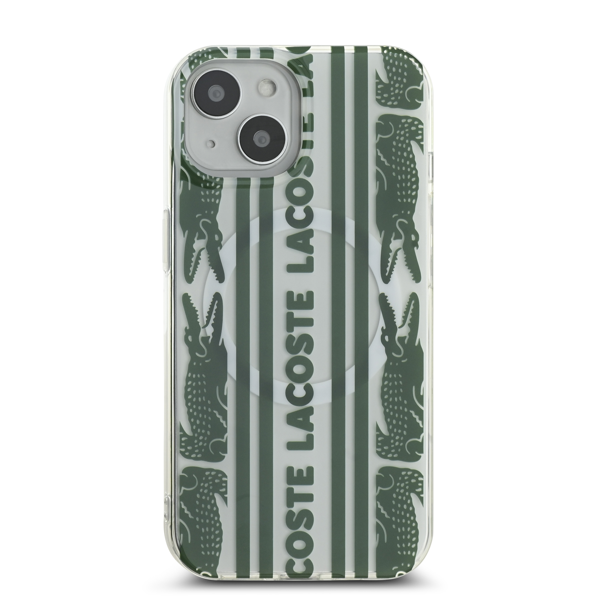 Foto 4 pulgar | Funda Lacoste Tpu Cocodrilo Para Iphone 15 Original
