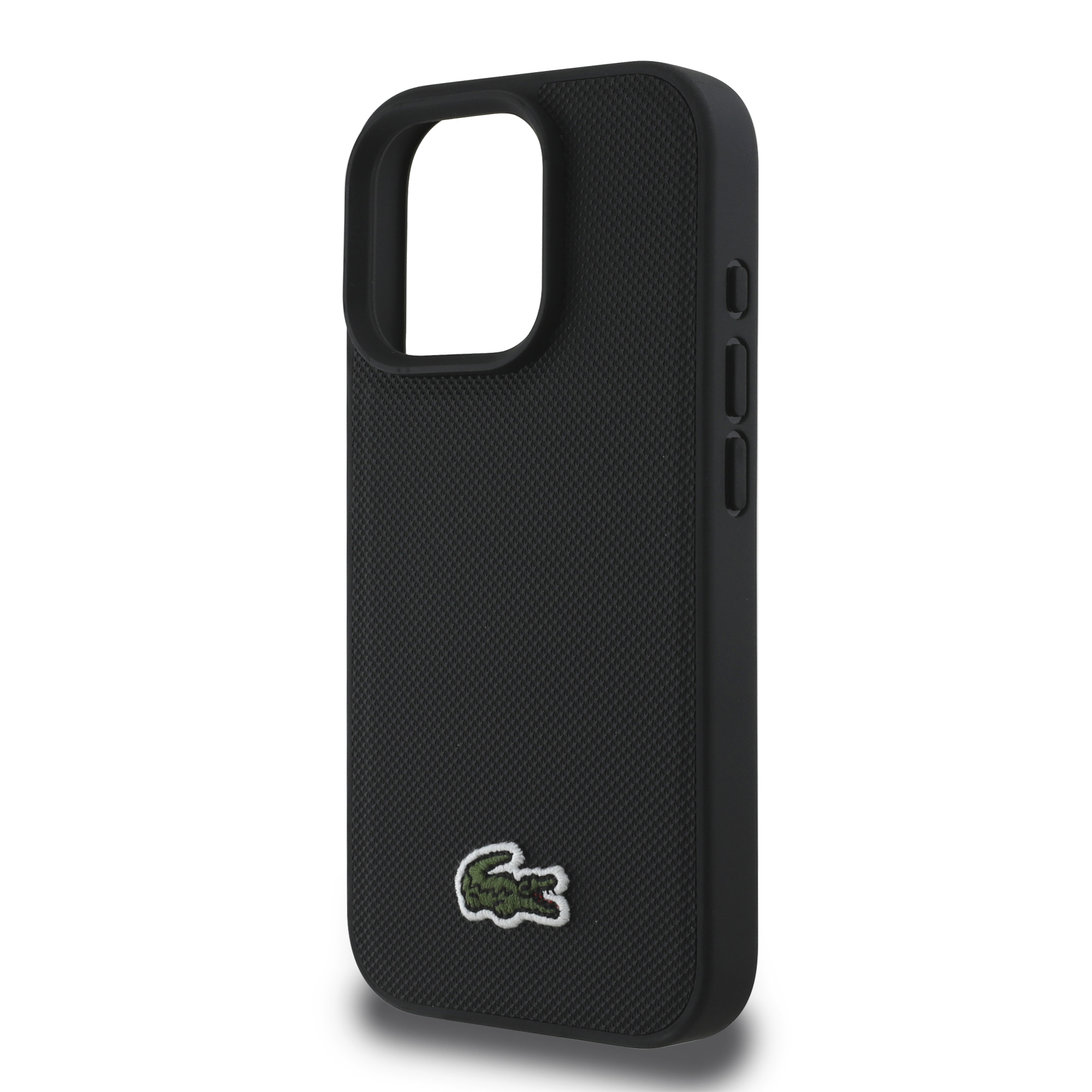 Foto 7 pulgar | Funda Lacoste Bordado Para Iphone 16 Pro Max- Negro Original