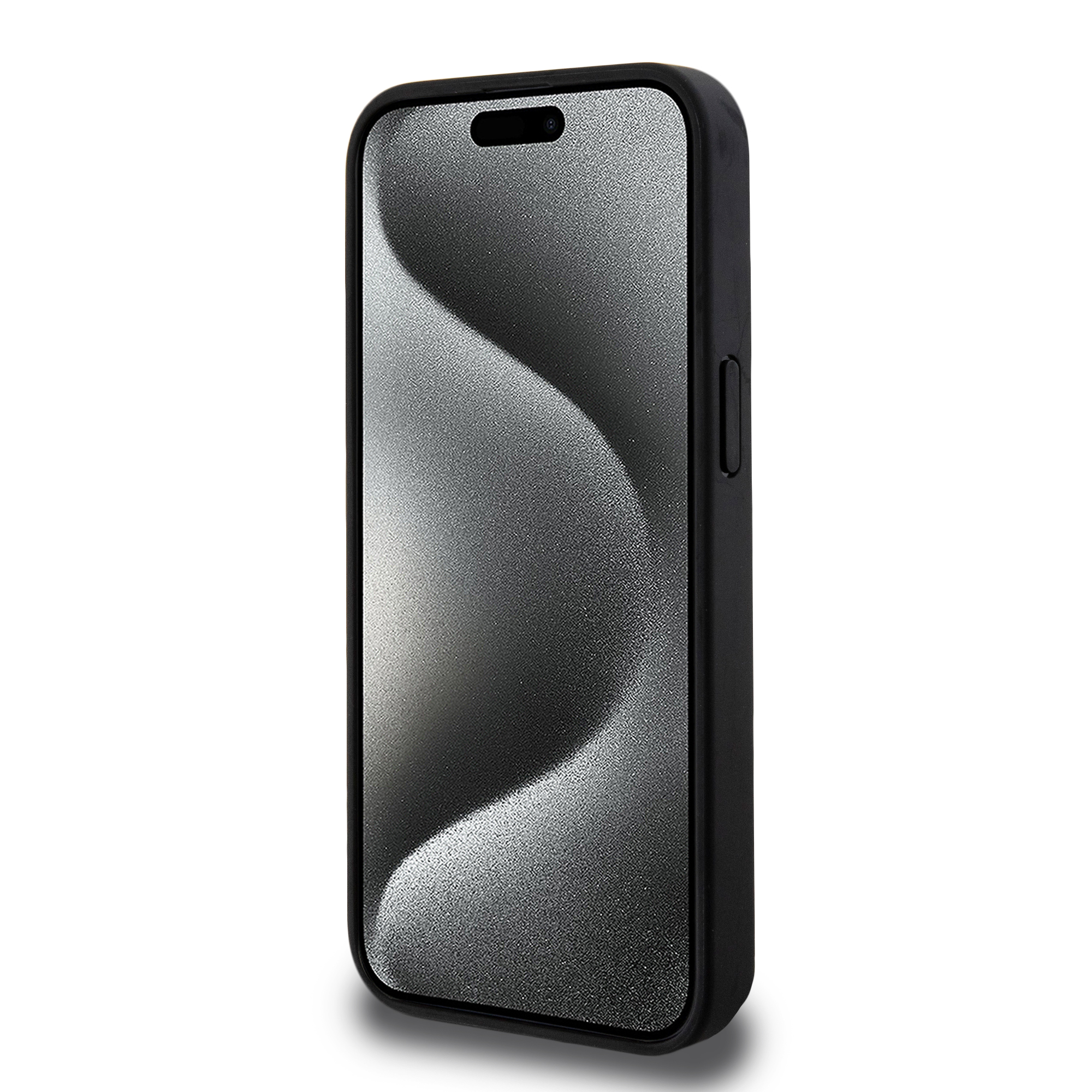 Foto 6 pulgar | Funda Lacoste Monograma Para Iphone 15 Pro Max - Negro Original