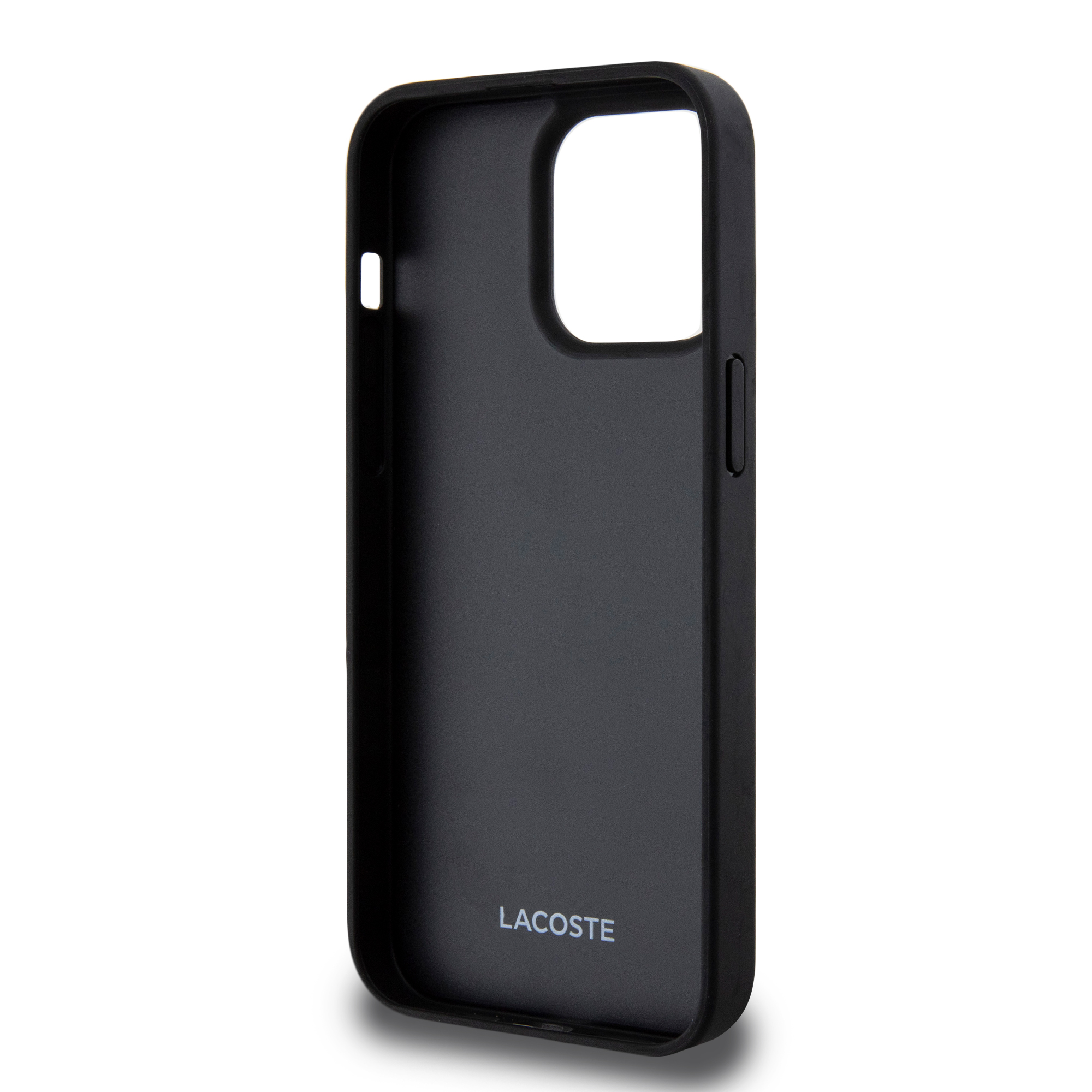 Foto 8 pulgar | Funda Lacoste Monograma Para Iphone 15 Pro Max - Negro Original