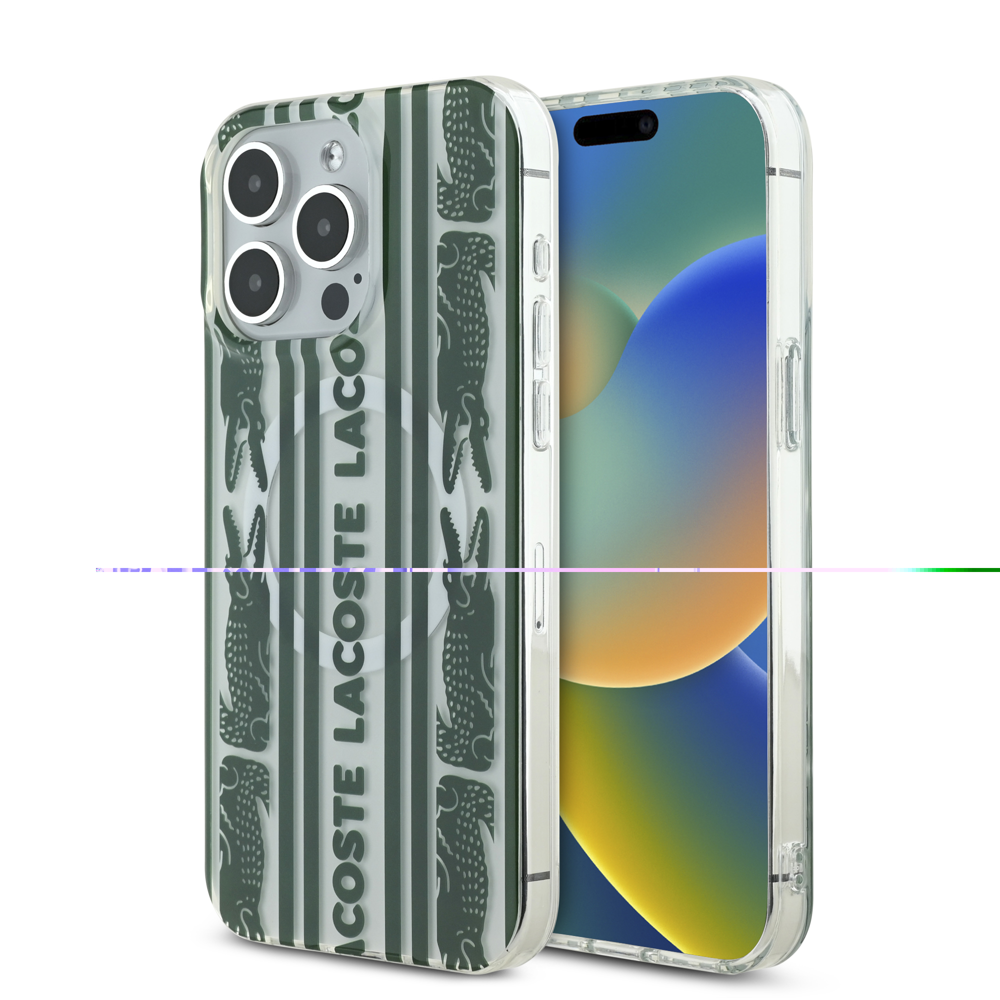 Funda Lacoste Tpu Cocodrilo Para Iphone 15 Pro Max Original
