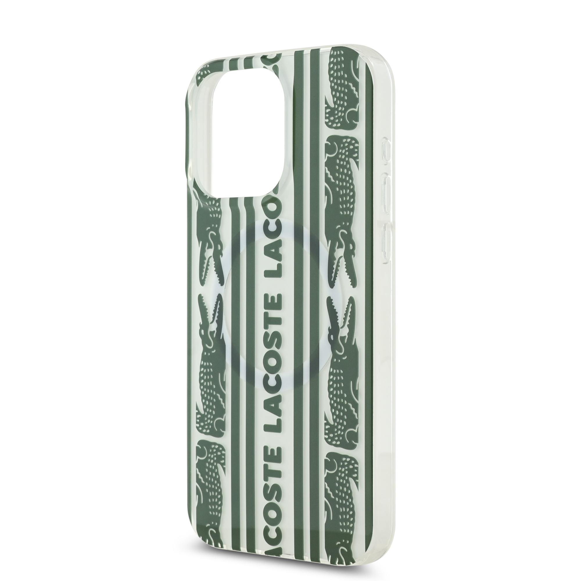 Foto 7 pulgar | Funda Lacoste Tpu Cocodrilo Para Iphone 15 Pro Max Original