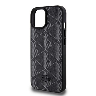 Foto 6 | Funda Lacoste Pu Monograma Para Iphone 15 - Negro Original