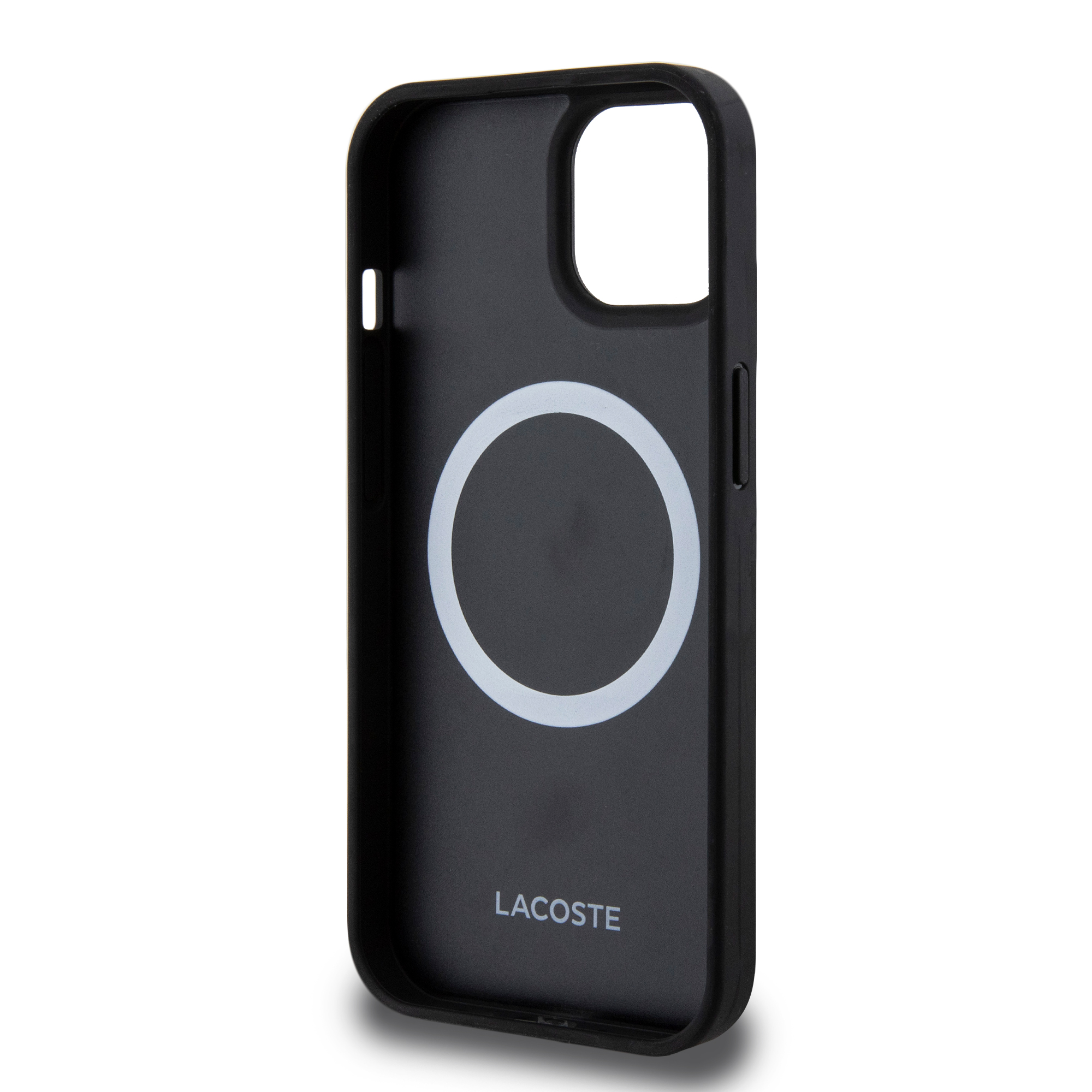 Foto 8 pulgar | Funda Lacoste Pu Monograma Para Iphone 15 - Negro Original