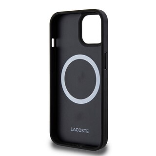 Foto 7 | Funda Lacoste Pu Monograma Para Iphone 15 - Negro Original