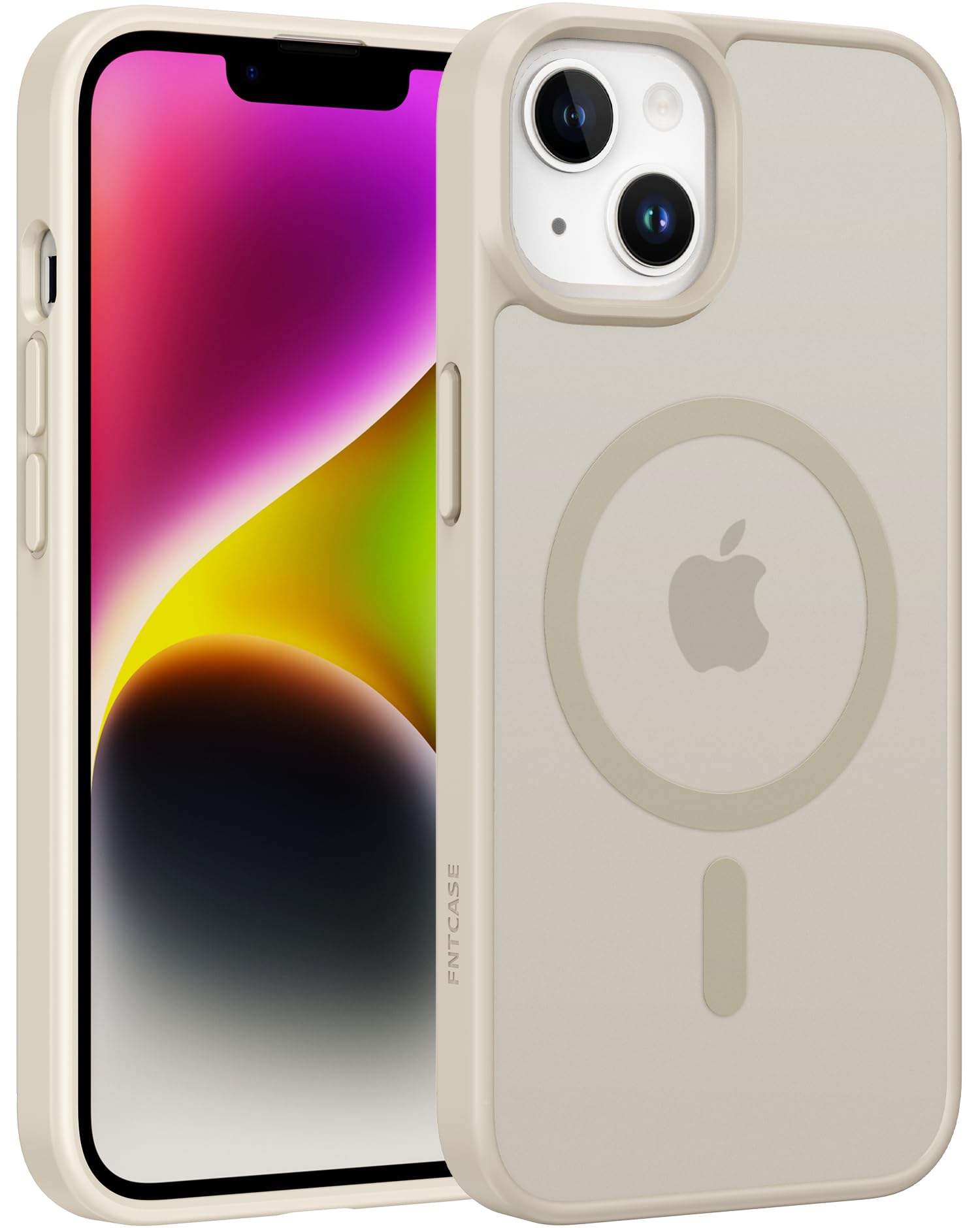 Foto 1 | Funda De Teléfono Fntcase Para Iphone 13/14 Magnética Translúcida Mate - Venta Internacional.