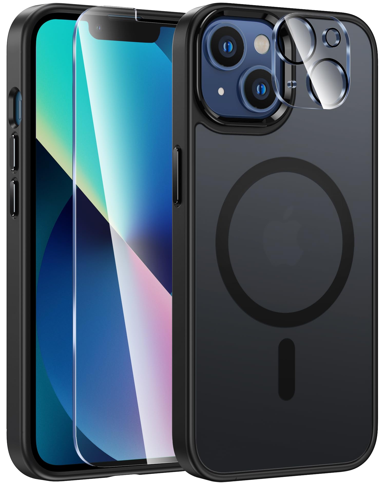 Funda De Teléfono Fntcase Para Iphone 13/14 Magnética Translúcida Mate - Venta Internacional.