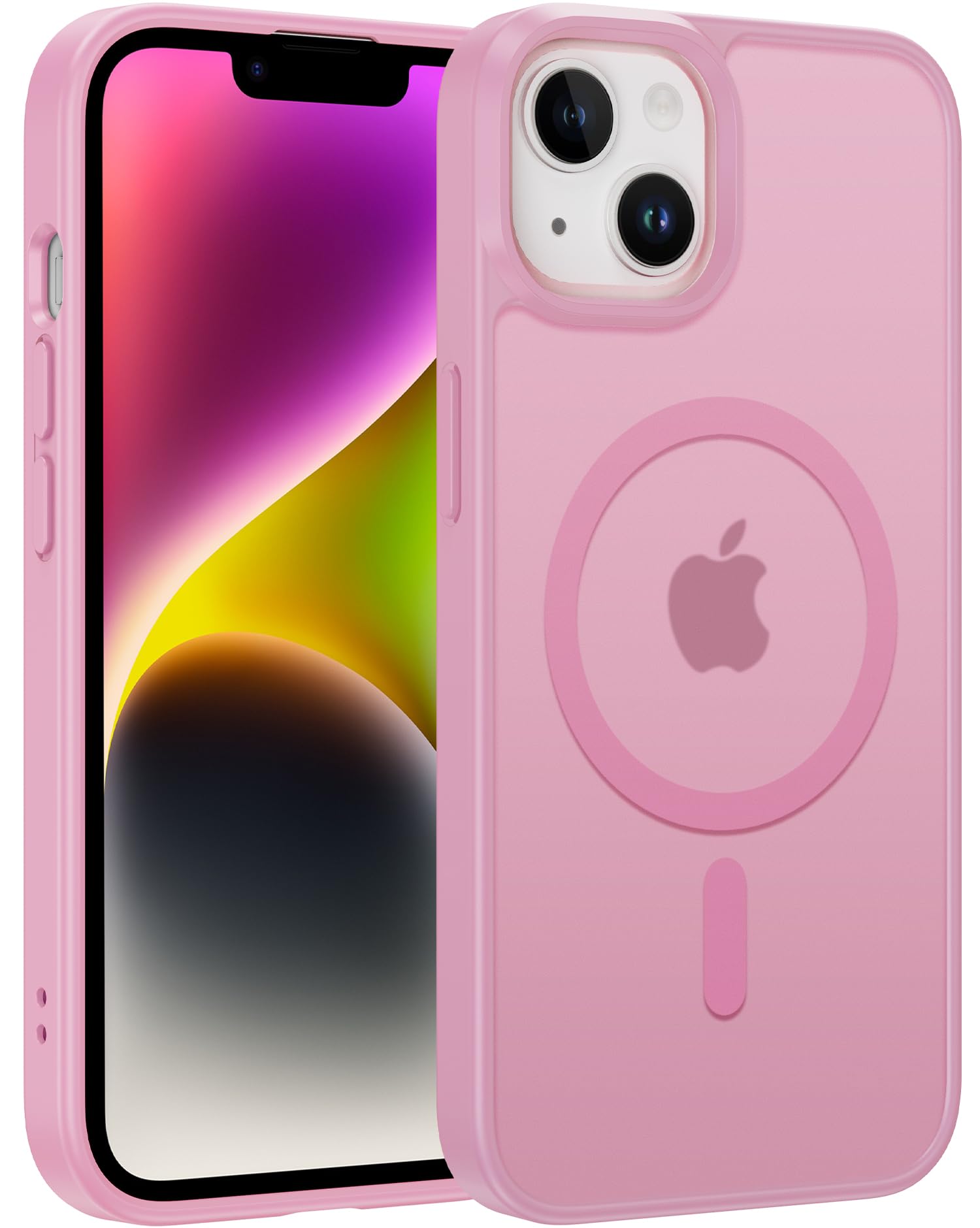 Foto 1 | Funda De Teléfono Fntcase Para Iphone 13/14 Magnética Translúcida Mate - Venta Internacional.