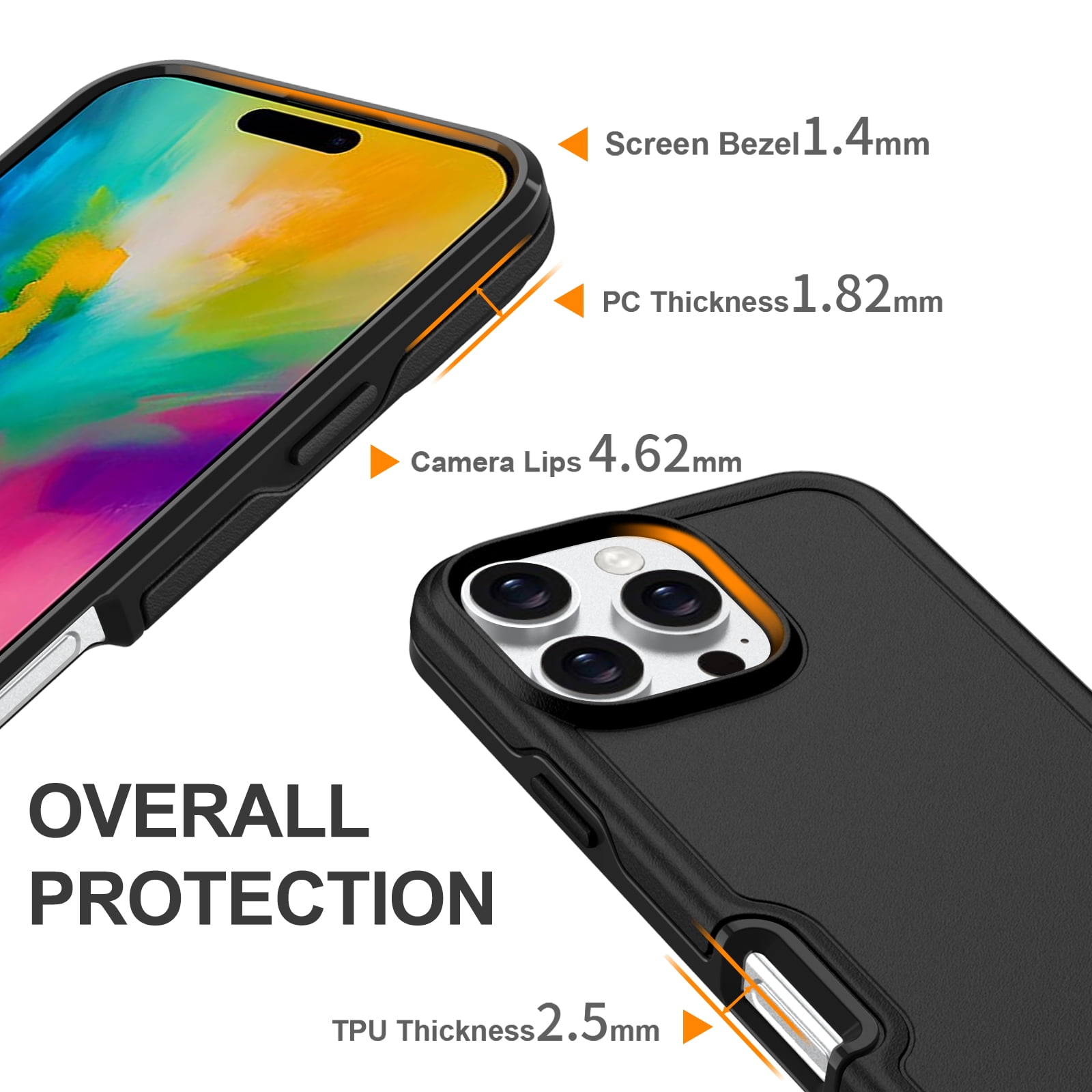 Foto 5 pulgar | Funda Magnética Antichoque Y Caída Para Iphone 16 Pro - Venta Internacional.