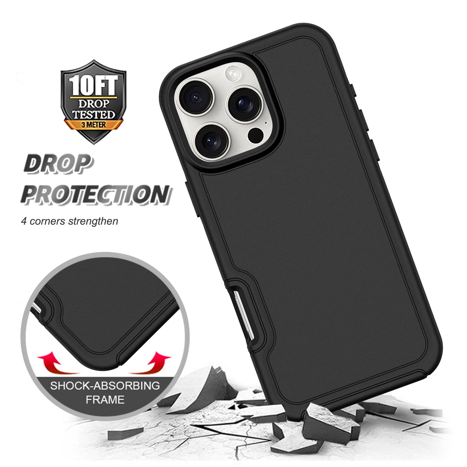 Foto 6 pulgar | Funda Magnética Antichoque Y Caída Para Iphone 16 Pro - Venta Internacional.