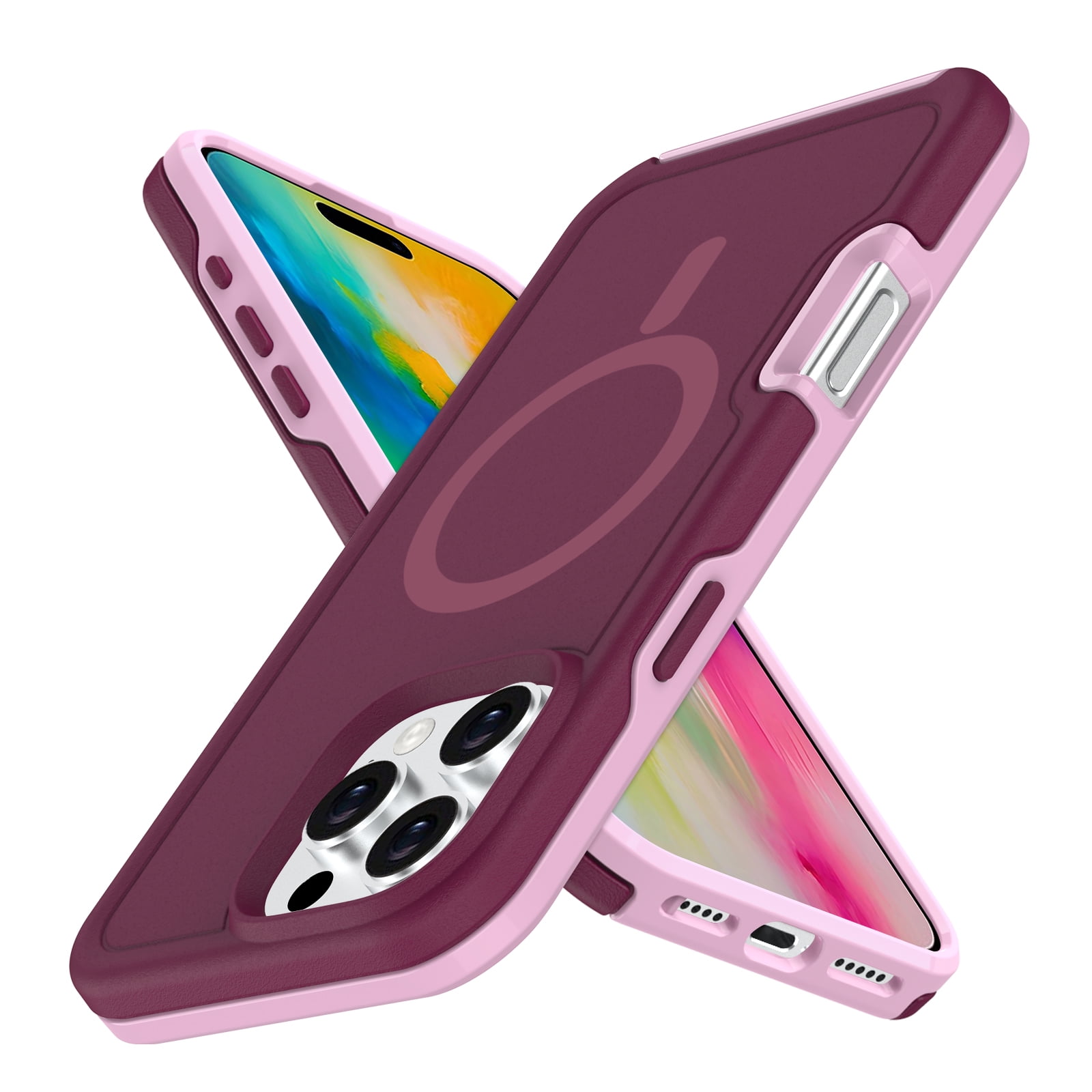 Foto 2 pulgar | Funda Magnética Antichoque Anticaída Para Iphone 16 Pro - Venta Internacional.
