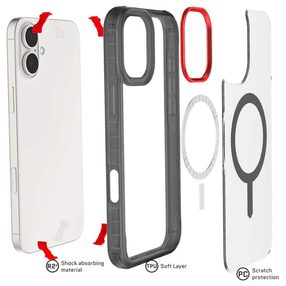Foto 4 pulgar | Funda Ghostek Covert para iPhone 16 Plus