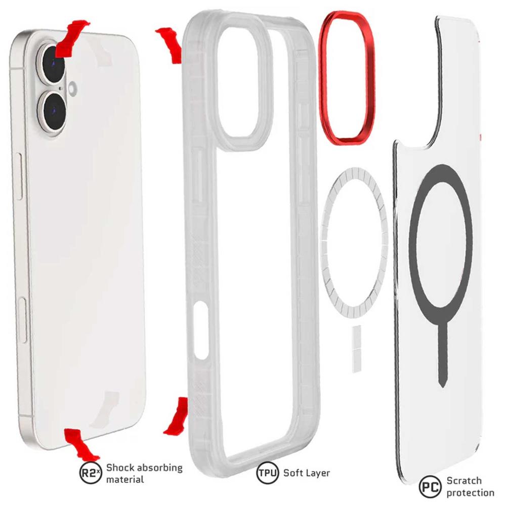 Foto 4 pulgar | Funda Ghostek para Celular iPhone 16 Plus