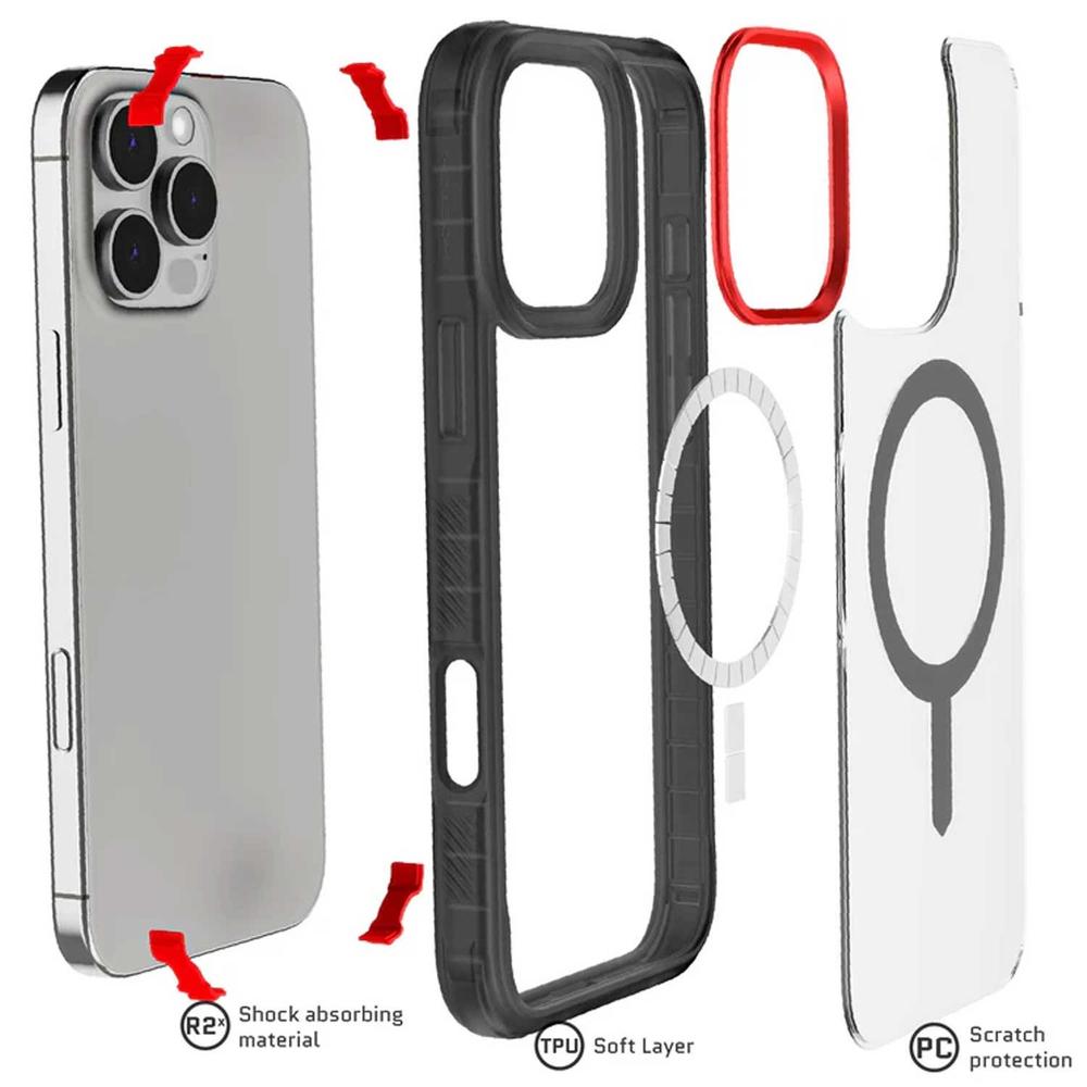 Foto 4 pulgar | Funda Ghostek Covert para iPhone  16 Pro Max  con Magsafe