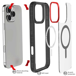 Foto 3 | Funda Ghostek Covert para iPhone 16 Pro Max con Magsafe