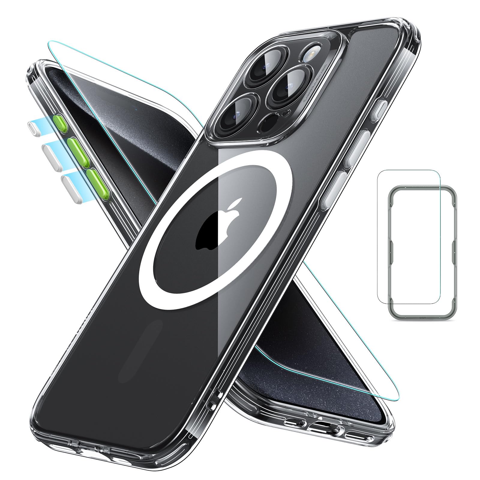 Foto 2 pulgar | Set De Fundas Esr Classic Series Translucent Matte Para Iphone 15 Pro - Venta Internacional.