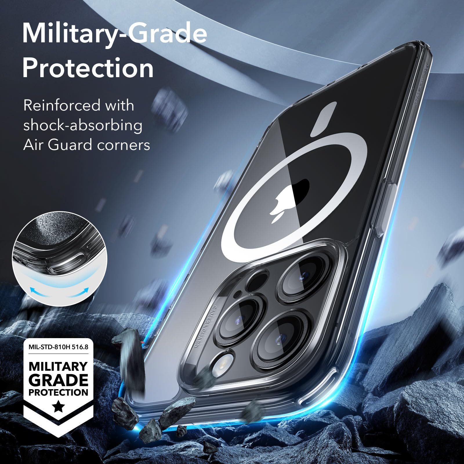 Foto 5 pulgar | Set De Fundas Esr Classic Series Translucent Matte Para Iphone 15 Pro - Venta Internacional.