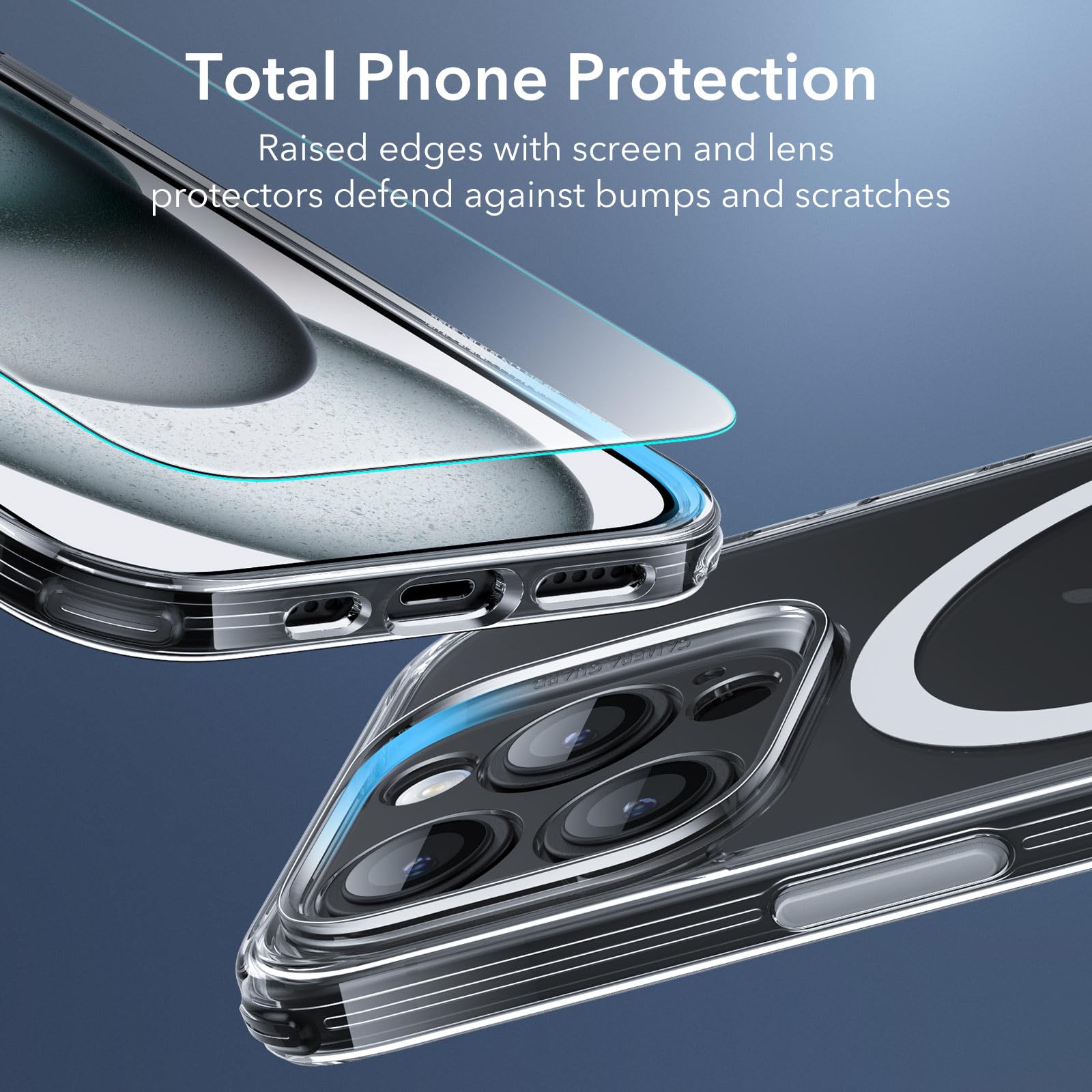 Foto 6 pulgar | Set De Fundas Esr Classic Series Translucent Matte Para Iphone 15 Pro - Venta Internacional.