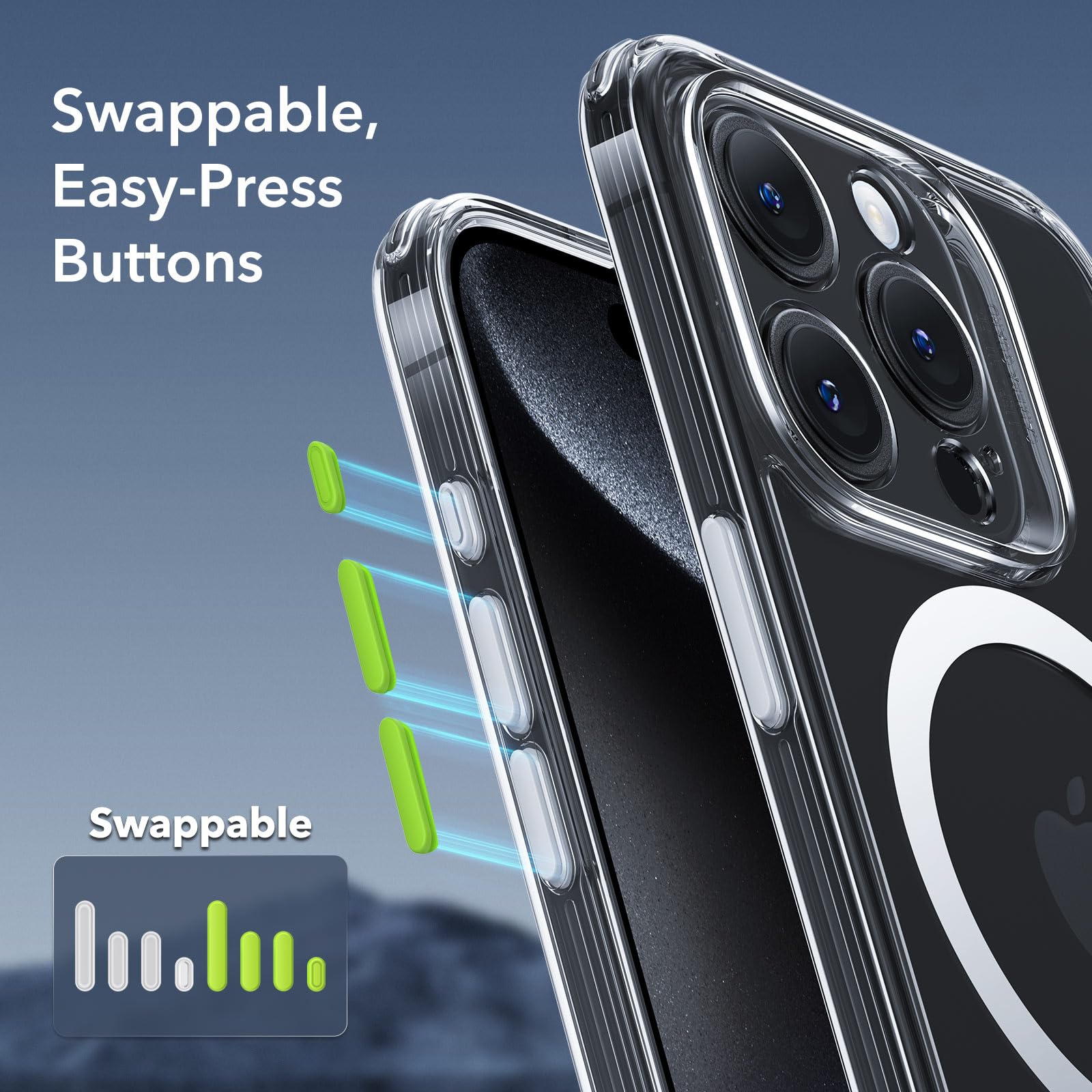 Foto 7 pulgar | Set De Fundas Esr Classic Series Translucent Matte Para Iphone 15 Pro - Venta Internacional.
