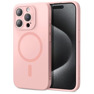 Foto 1 | Funda Esr Para Iphone 15 Pro Max Con Magsafe, Silicona Rosa - Venta Internacional.