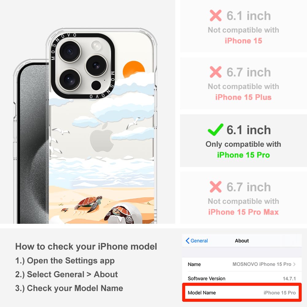 Foto 3 pulgar | Funda De Teléfono Mosnovo Para Iphone 15 Pro Buffertech 2m Drop Clear - Venta Internacional.