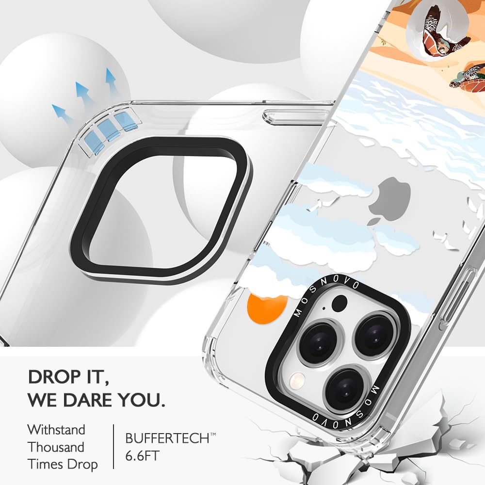 Foto 6 pulgar | Funda De Teléfono Mosnovo Para Iphone 15 Pro Buffertech 2m Drop Clear - Venta Internacional.