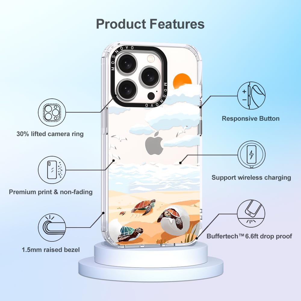 Foto 7 pulgar | Funda De Teléfono Mosnovo Para Iphone 15 Pro Buffertech 2m Drop Clear - Venta Internacional.
