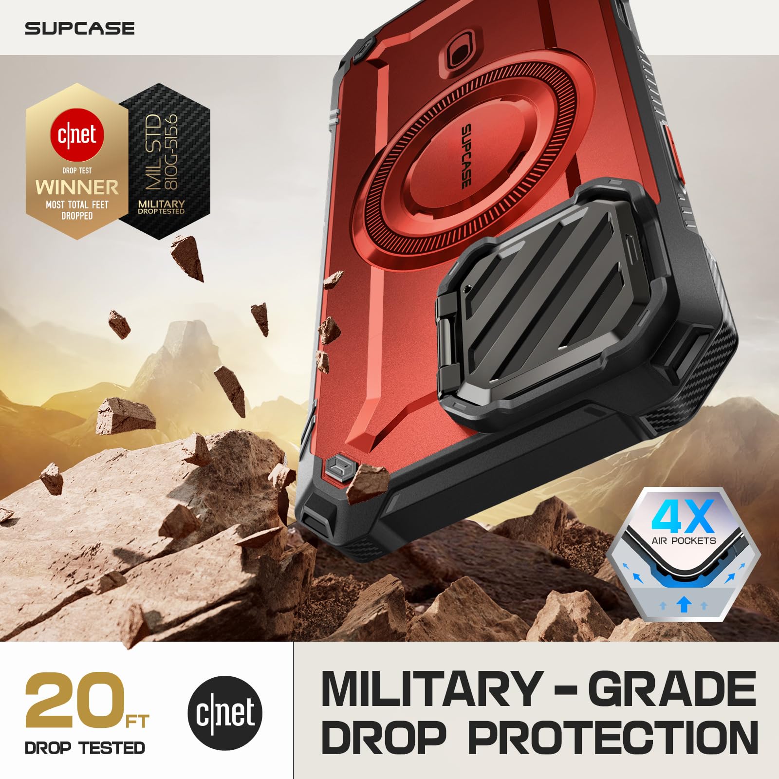 Foto 4 pulgar | Funda De Teléfono Supcase Para Iphone 16 Pro Max Con Funda De Cámara - Venta Internacional.