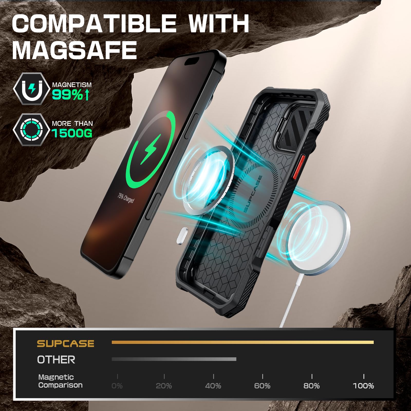 Foto 6 pulgar | Funda De Teléfono Supcase Para Iphone 16 Pro Max Con Funda De Cámara - Venta Internacional.