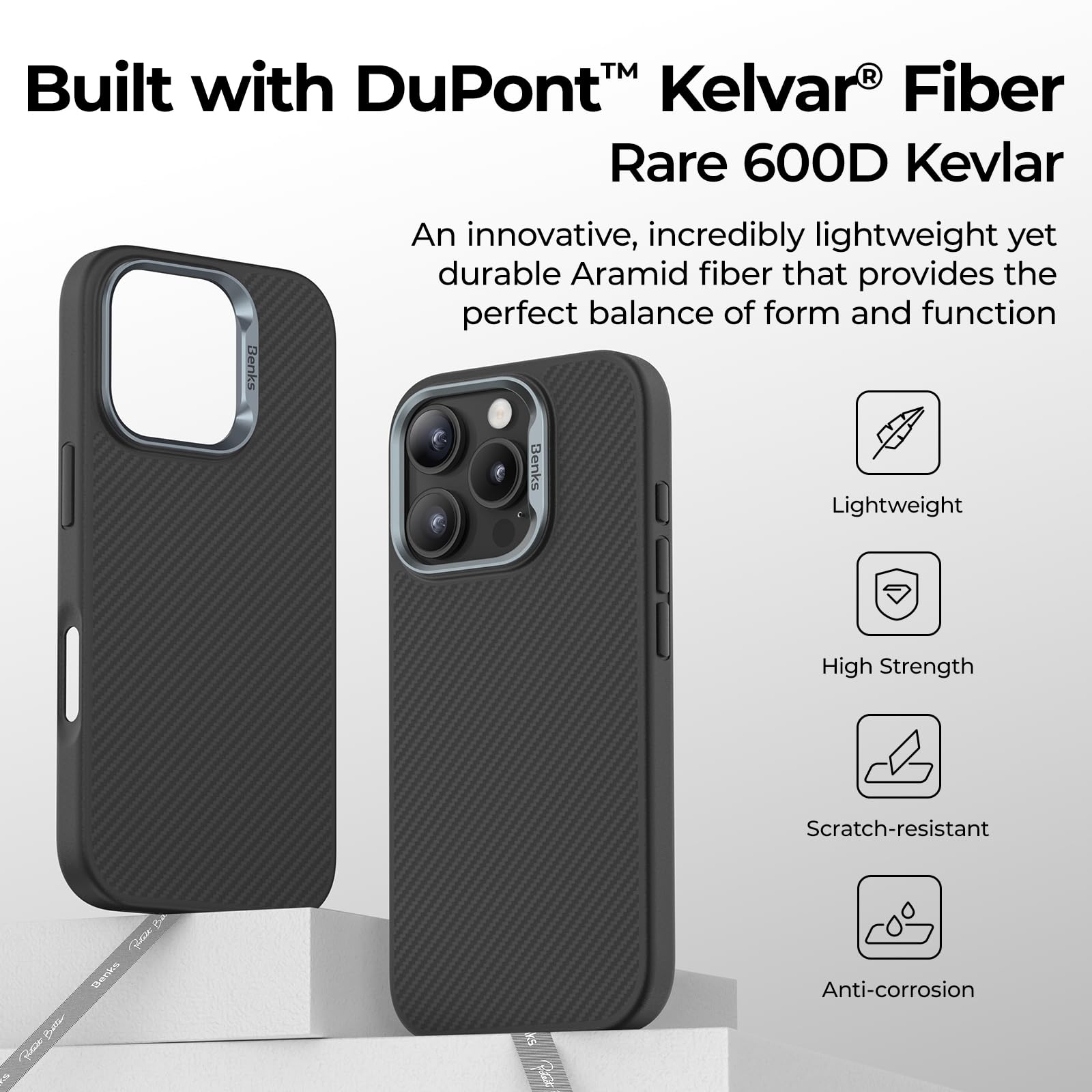Foto 3 pulgar | Funda Benks Armorpro Para Iphone 16 Pro Max Con Magsafe Black - Venta Internacional.