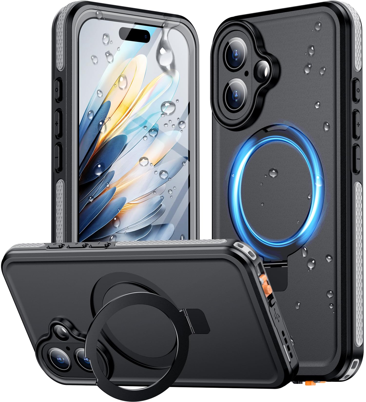Funda De Teléfono Temdan Magnética Impermeable Para Iphone 16 De 6.1 Pulgadas - Venta Internacional.