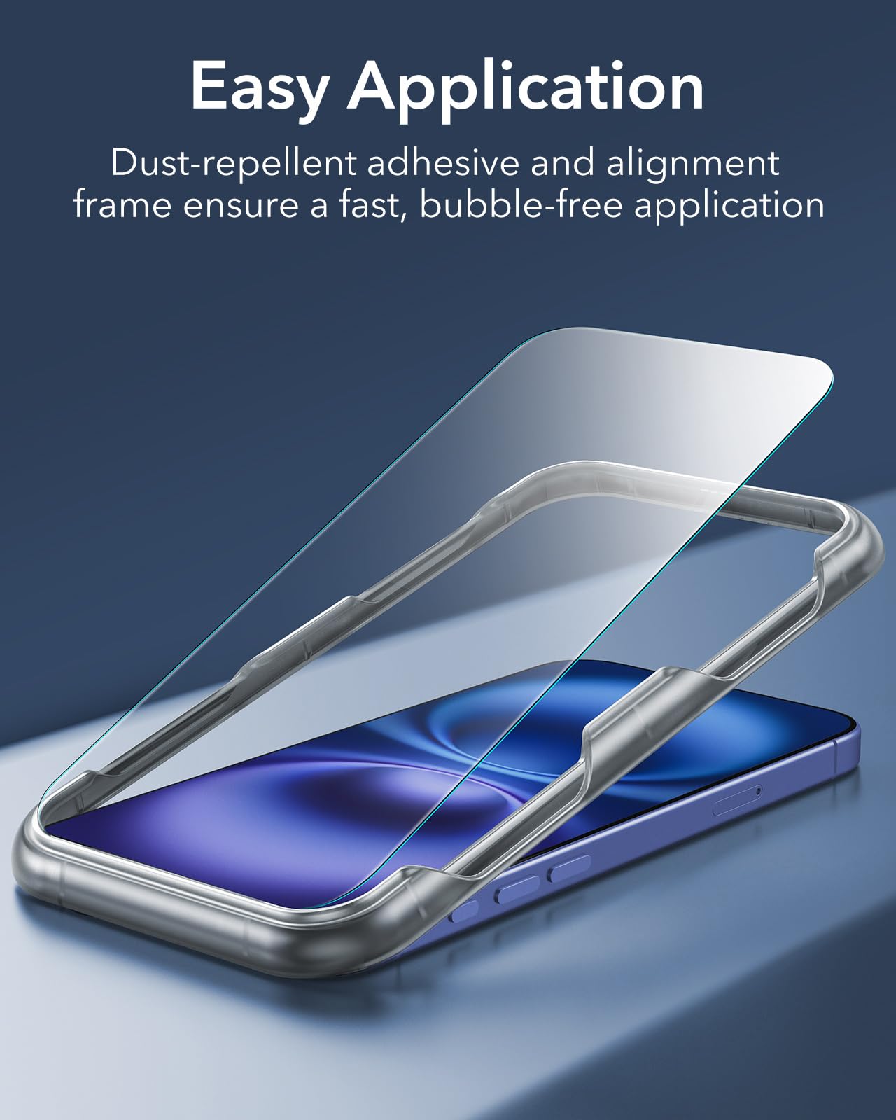 Foto 5 pulgar | Funda Esr Para Iphone 16 Plus Con Protector De Pantalla, Azul - Venta Internacional.