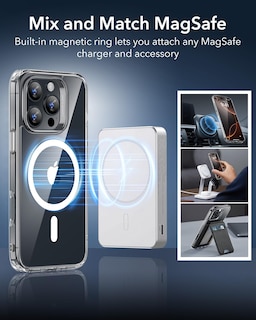 Foto 6 | Funda De Teléfono Esr Para Iphone 16 Pro Con Magsafe Clear - Venta Internacional.