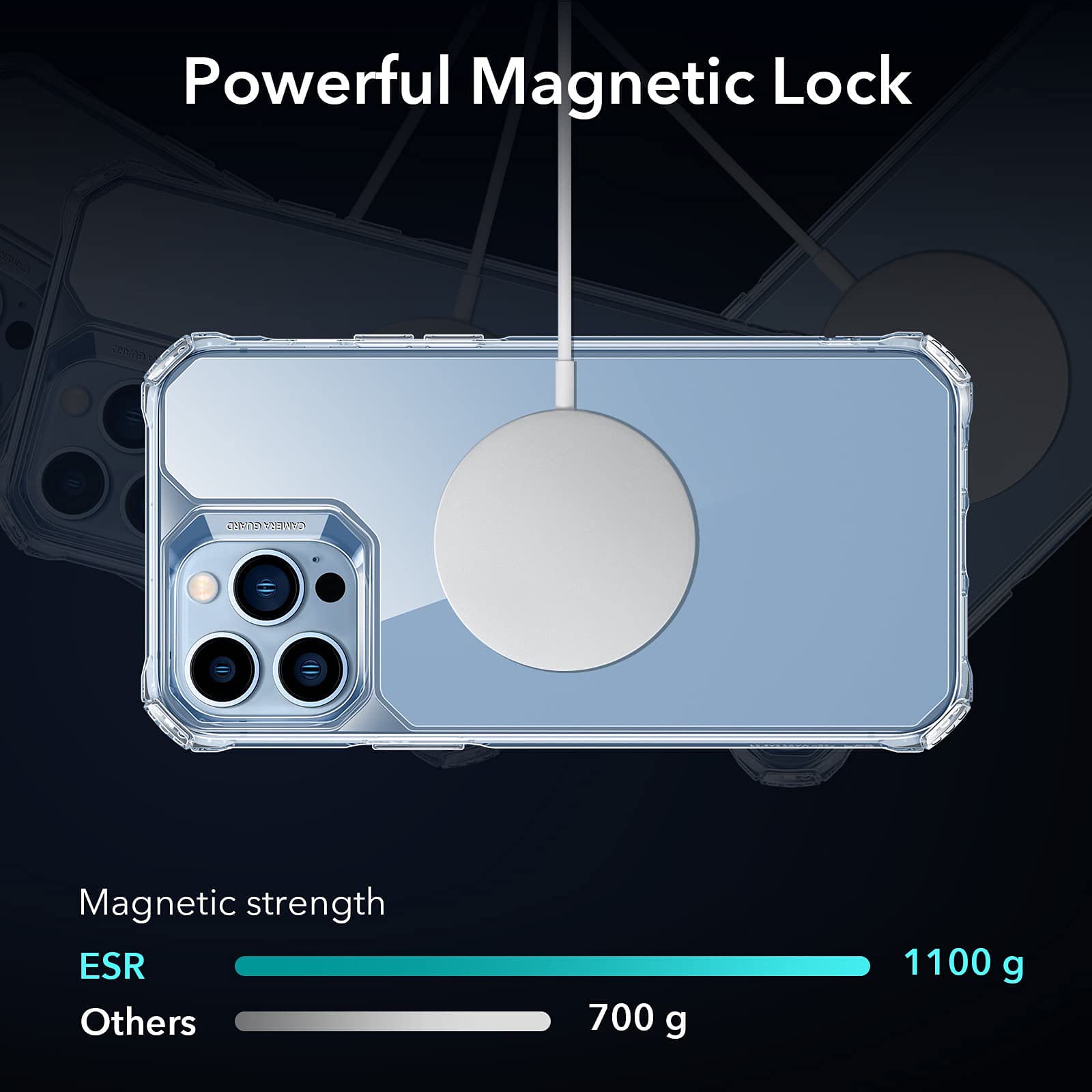 Foto 4 | Funda De Teléfono Esr Air Armor Magnetic Para Iphone 13 Pro Yellow - Venta Internacional.