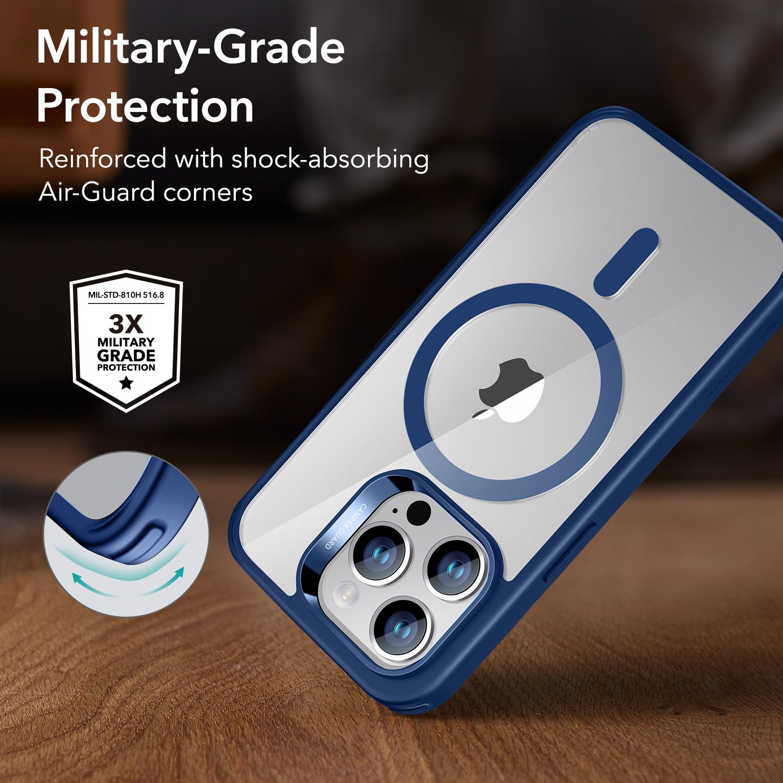 Foto 5 | Funda De Teléfono Esr Para Iphone 14 Pro Max Con Magsafe Clear Blue - Venta Internacional.