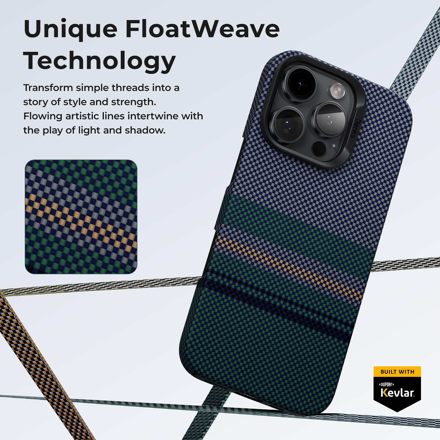 Foto 6 pulgar | Funda Benks Aurora Armorair Para Iphone 16 Pro Con Magsafe - Venta Internacional.