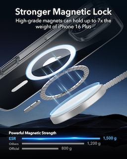 Foto 4 | Funda De Teléfono Esr Para Iphone 16 Plus Con Magsafe Clear - Venta Internacional.
